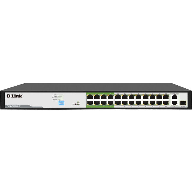 D-Link DES-F1026P-E 24 Ports Ethernet Switch D-Link DES-F1026P-E 24 Ports Ethernet Switch